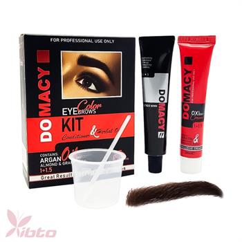 DOMACY KIT EYEBROW COLOR کاکائویی تیره
