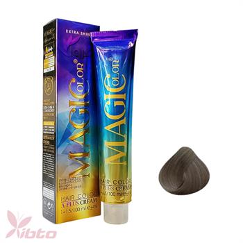 رنگ مو مجیک کالر شماره 7/1 رنگ بلوند دودی متوسط 100 میل magic color