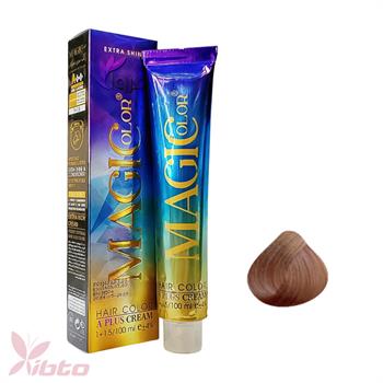 رنگ مو مجیک کالر شماره 7/77 رنگ بلوند شکلاتی متوسط 100 میل magic color