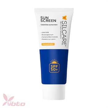 کرم ضد افتاب  +spf50بی رنگ SILCARE