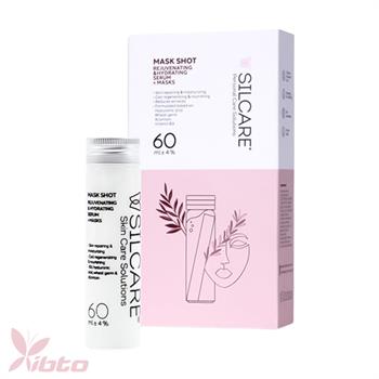 سرم آبرسان و ترمیم دهنده صورت مدل ماسک شات سیلکر 60 میلی لیتر  SILCARE