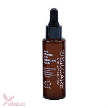 سرم آبرسان صورت و ضد چروک صورت و گردن سیلکر SILCARE  40ML