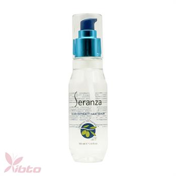 سرم براق کننده مو حاوی عصاره زیتون 100 میلی لیتر سرانزا SERANZA