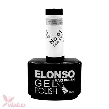 لاک ناخن رابر ژل الونسو شماره ELONSO  01