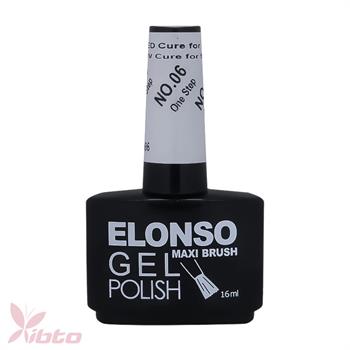 لاک ناخن رابر ژل الونسو شماره ELONSO  06