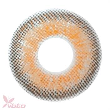 لنز لئا شماره 02 رنگ طوسی عسلی روشن دور دار LEA