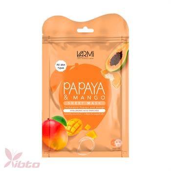 ماسک آبرسان دبل شیت پاپایا و انبه وارمی VARMI