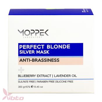 ماسک رنگساژ و ضد زردی مو موپک 300 میلی لیتر MOPPEK