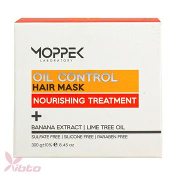 ماسک متعادل کننده چربی مو موپک 300 میلی لیتر MOPPEK