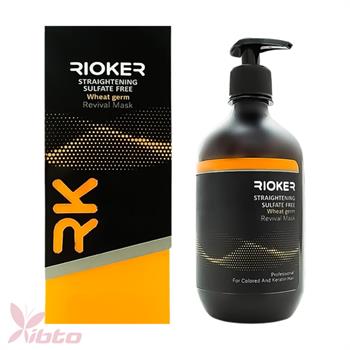 ماسک مو بدون سولفات جوانه گندم ریوکر  RIOKER  SLS.SLES FREE 