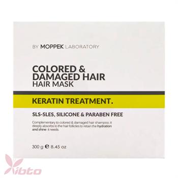 ماسک کراتینه و موهای رنگ شده موپک 300 میلی لیتر MOPPEK