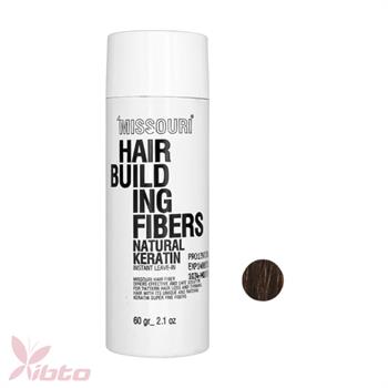 پودر پر پشت کننده مو میسوری MISSSURI FIBER 60G DARK BROWN