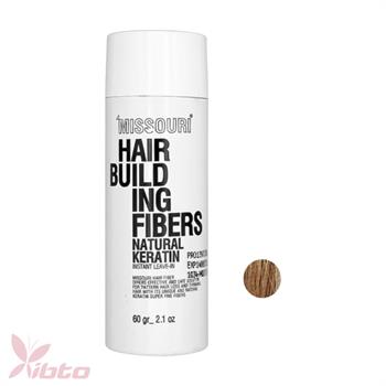 پودر پر پشت کننده مو میسوری MISSSURI FIBER 60G LIGHT BROWN N6