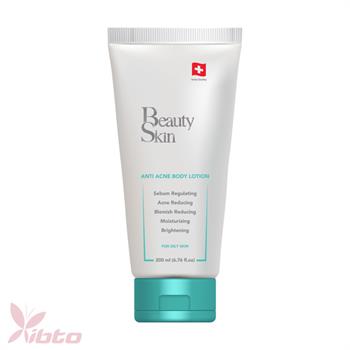کرم لوسیون بدن ضد آکنه بیوتی اسکین  BEAUTY SKIN 200ML