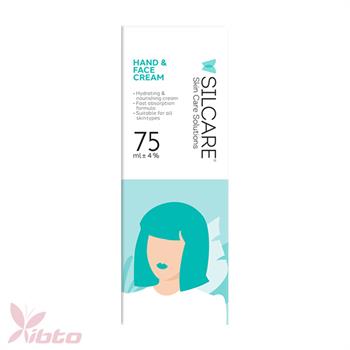 کرم مرطوب کننده دست و صورت آلوورا سیلکر  SILCARE  75ML