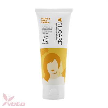 کرم مرطوب کننده دست و صورت شیروعسل سیلکر SILCARE  75ML