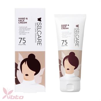کرم مرطوب کننده دست و صورت شکلات نارگیل سیلکر SILCARE  75ML