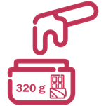 موم شکلاتی 320 گرم کالیما KAlima+