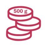 وکس سکه ای 500 گرم کالیما KAlima+